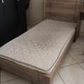 SAR 100,  Single Wooden Bed Frame With Headboard