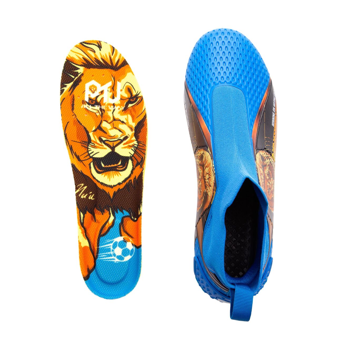 New York, Sporting Goods, USD 58,  Make Every Match Stand Out With Stylish Blue And Gold Soccer Cleats
