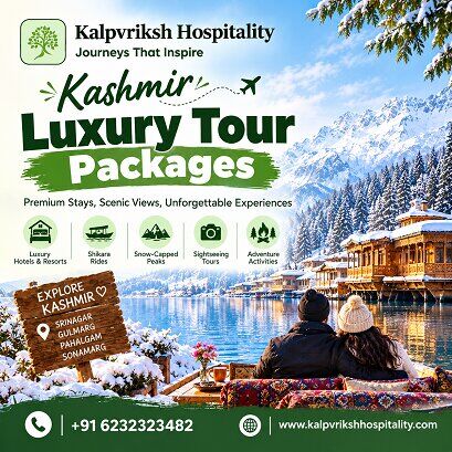 Noida, Travel, Kashmir Luxury Tour Packages For A Relaxing Holiday