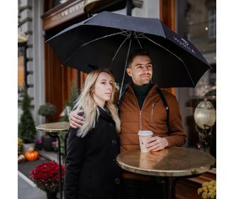 New York, Business, Hands-Free Umbrella Clamp &ndash; Wearable Umbrella Holder For Outdoor Use