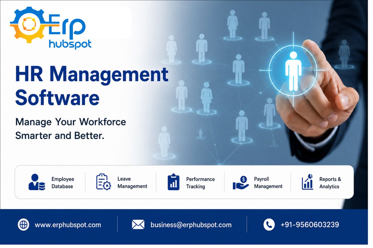 Noida, Software Development, Top HR Management Software In Noida For Efficient Employee Management | ERP Hubspot