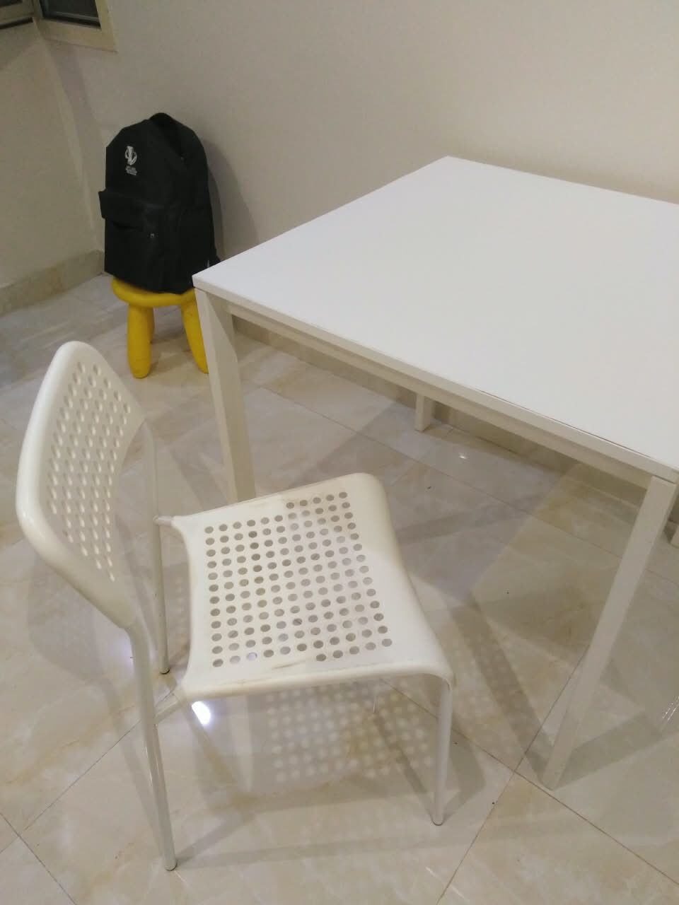 Jeddah, Furniture, SAR 175,  IKEA Table & Chair (White)