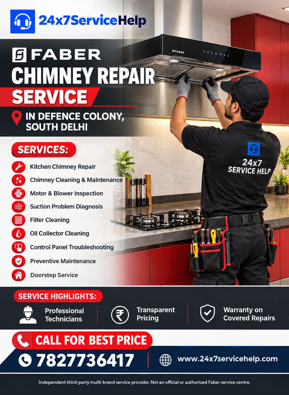 New Delhi, Appliance Repair, Faber Chimney Repair Service In Defence Colony South Delhi &ndash; Professional Maintenance