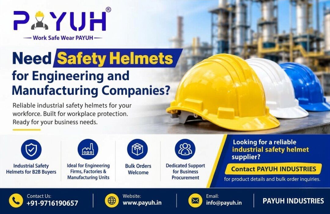 New Delhi, Construction, Need Safety Helmets For Engineering And Manufacturing Companies?