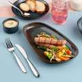 USD 449,  Porcelain Upala Plate, 10.7x6.1