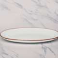 USD 247,  Porcelain Oval Plate | Vital Coupe Oval Platter, Pack Of 6