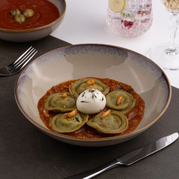 New York, Household Items, USD 149,  Porcelain Deep Plate | Vital Coupe Round Deep Plate,Set Of 6