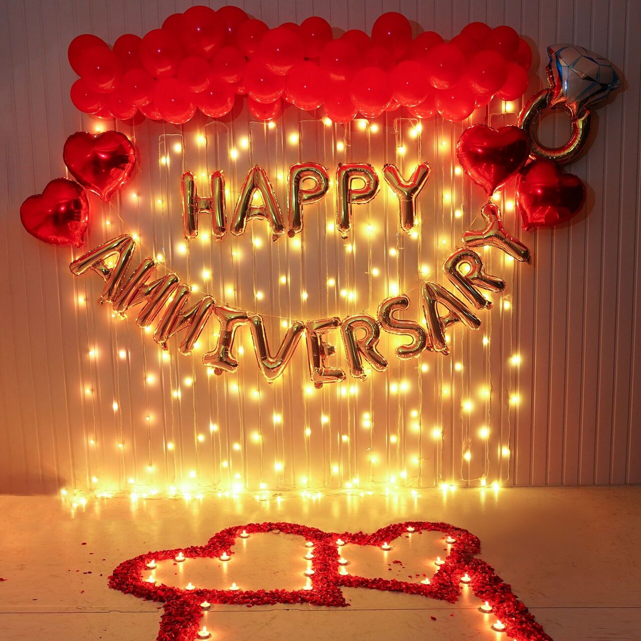 New Delhi, Event Planning, Affordable And Simple Anniversary Decoration At Home