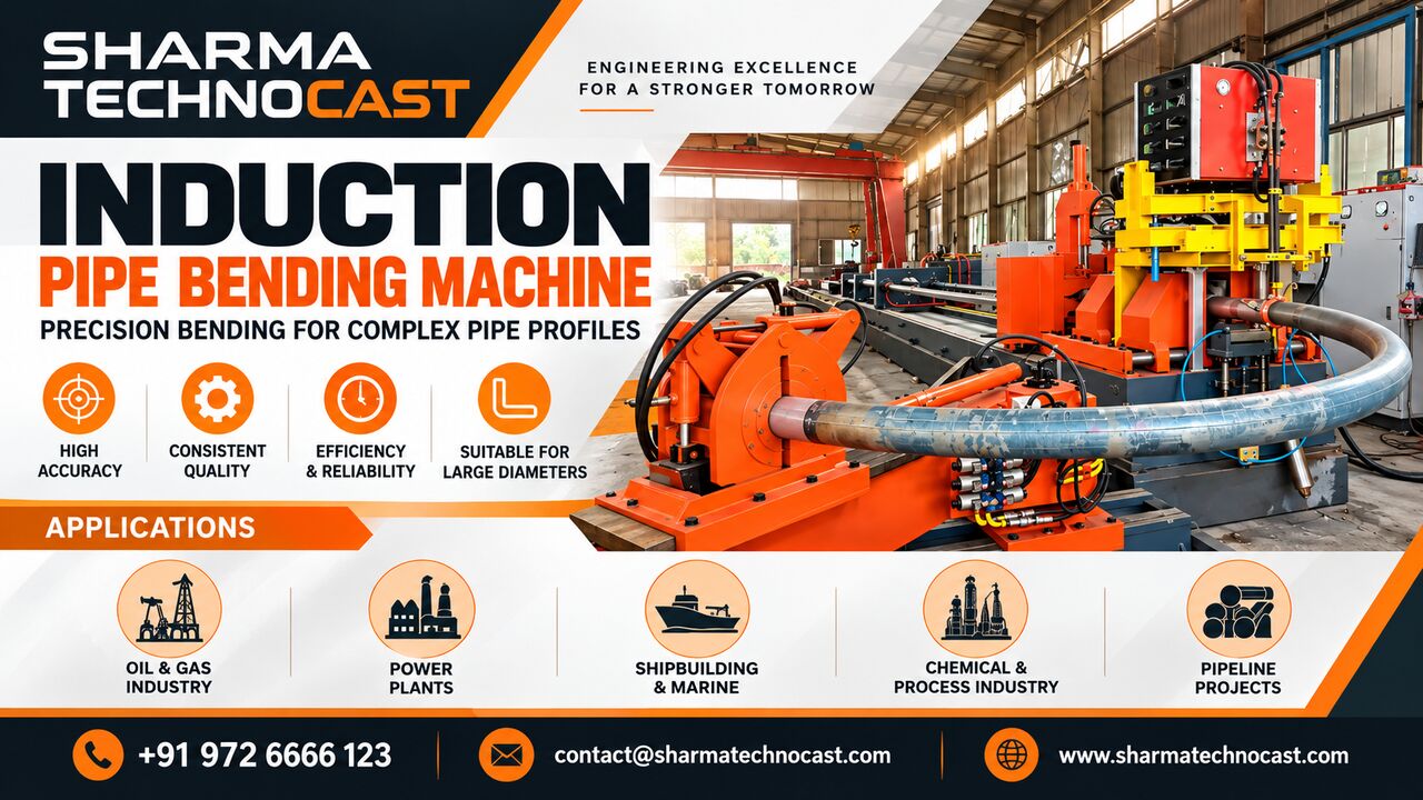 Ahmedabad, Heavy Equipment, Induction Pipe Bending Machine Manufacturer | Sharma Technocast