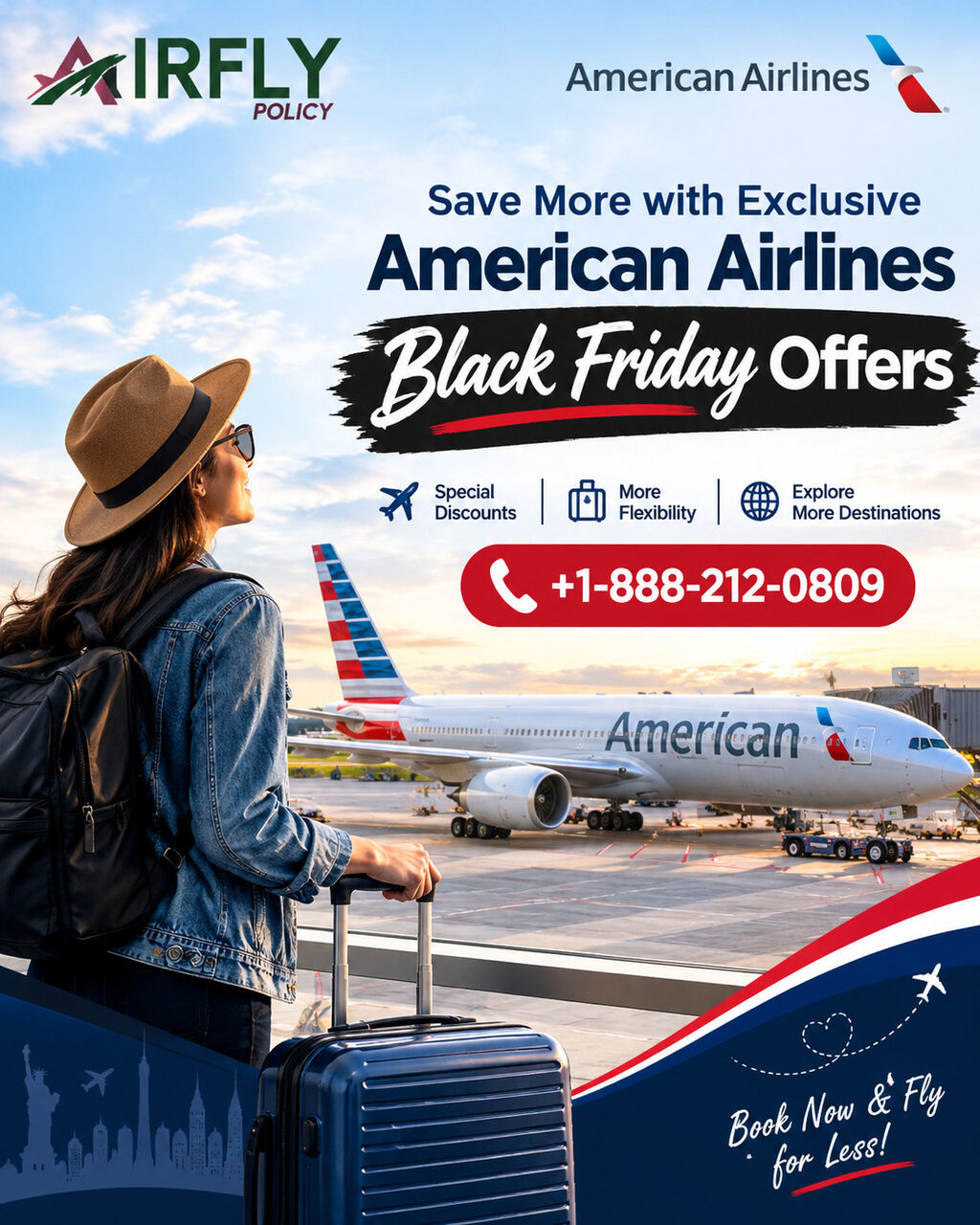 New York, Travel, Save More With Exclusive American Airlines Black Friday Offers