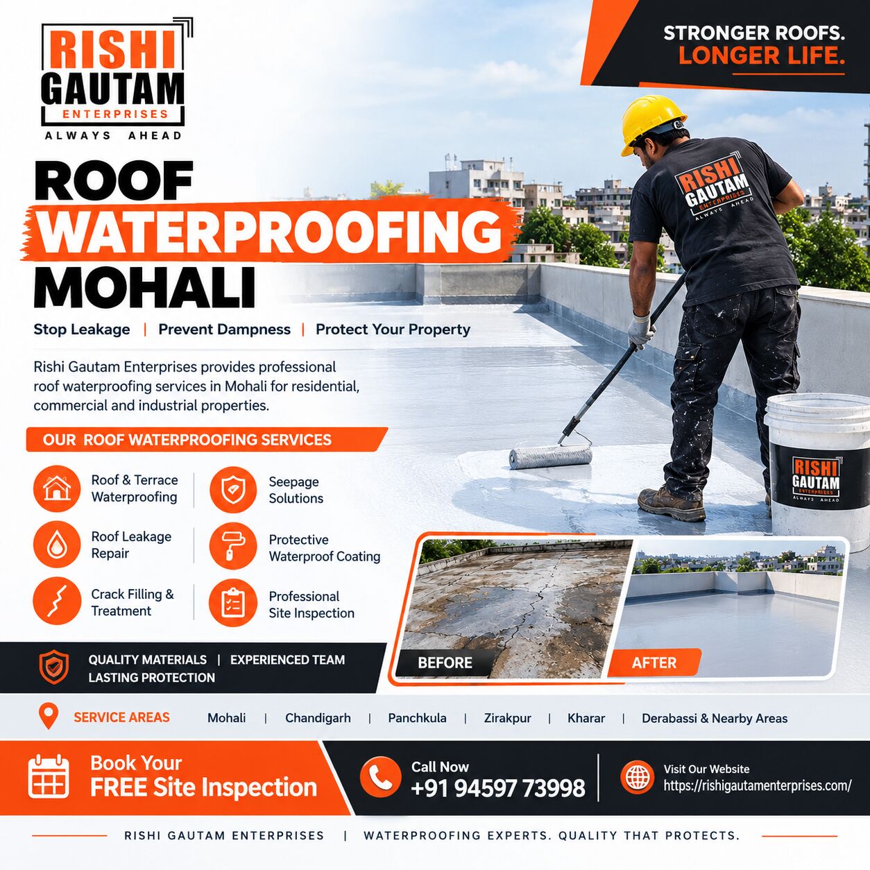 Mumbai, Construction, Roof Waterproofing Mohali &ndash; Protect Your Property From Leakage!