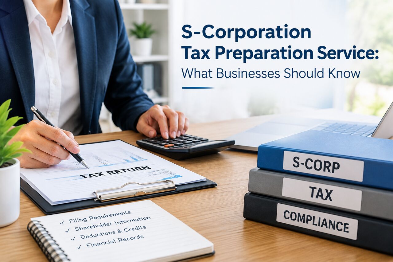 New York, Accounting, S-Corp Tax Return Preparation Services For Businesses