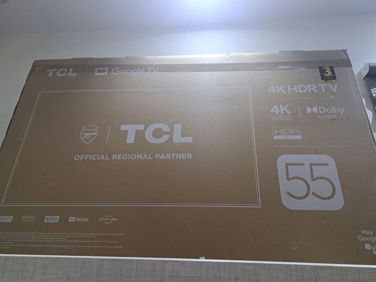Riyadh, Electronics, SAR 1300,  TCL 4K HDRTV 55"
