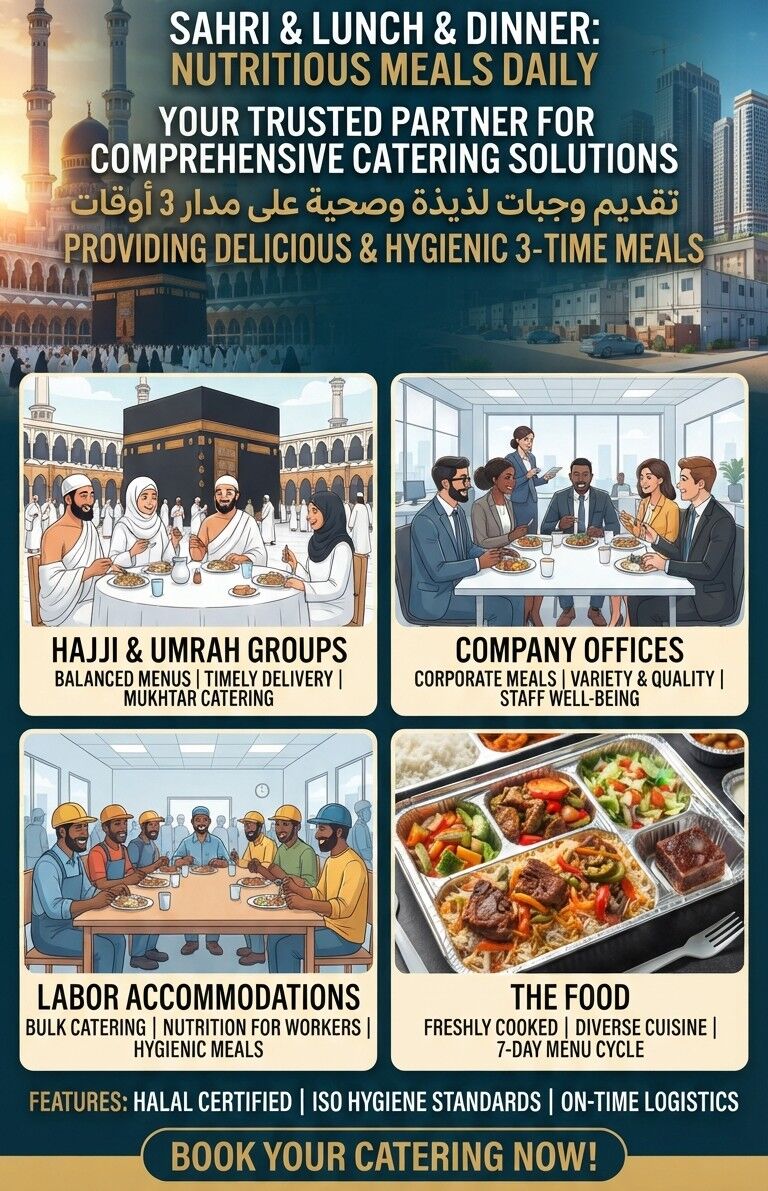 Makkah, Catering, Best In Quality And Cost Friendly Catering Service Available In Makkah