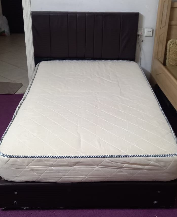 Al Iskan, Furniture, SAR 1,  Single Bed With Mattress In Excellent Condition
