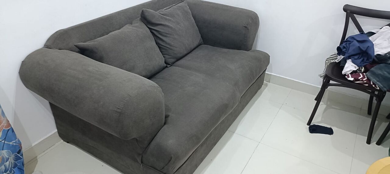 Riyadh, Furniture, SAR 600,  Sofa Twin Seater - Single//Dining Table With 4 Chairs --Urgent Sale