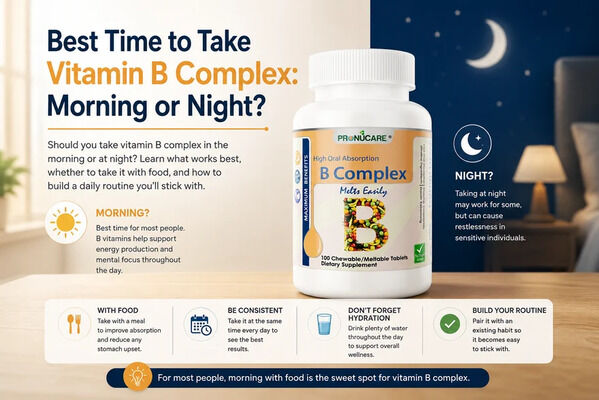 New York, Business, Best Time To Take Vitamin B Complex: Morning Or Night?