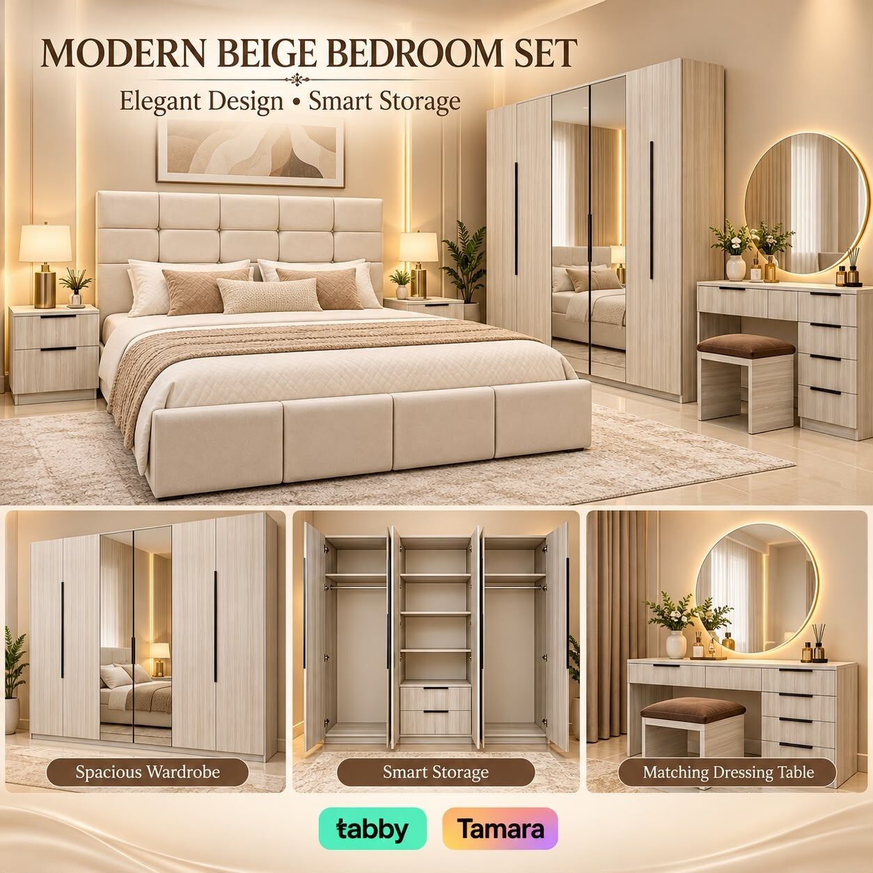 Jeddah, Furniture, SAR 1,  Bedroom Sets Availability In Different Design With Excellent Quality And Reasonable Ranges