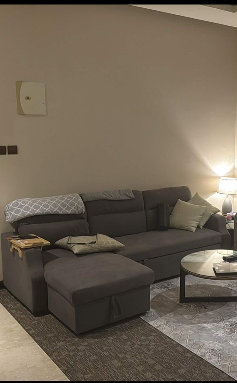 Al Muruj, Household Items, SAR 800,  Homecentre 3-Seater L Shape Corner Sofa Bed With Storage