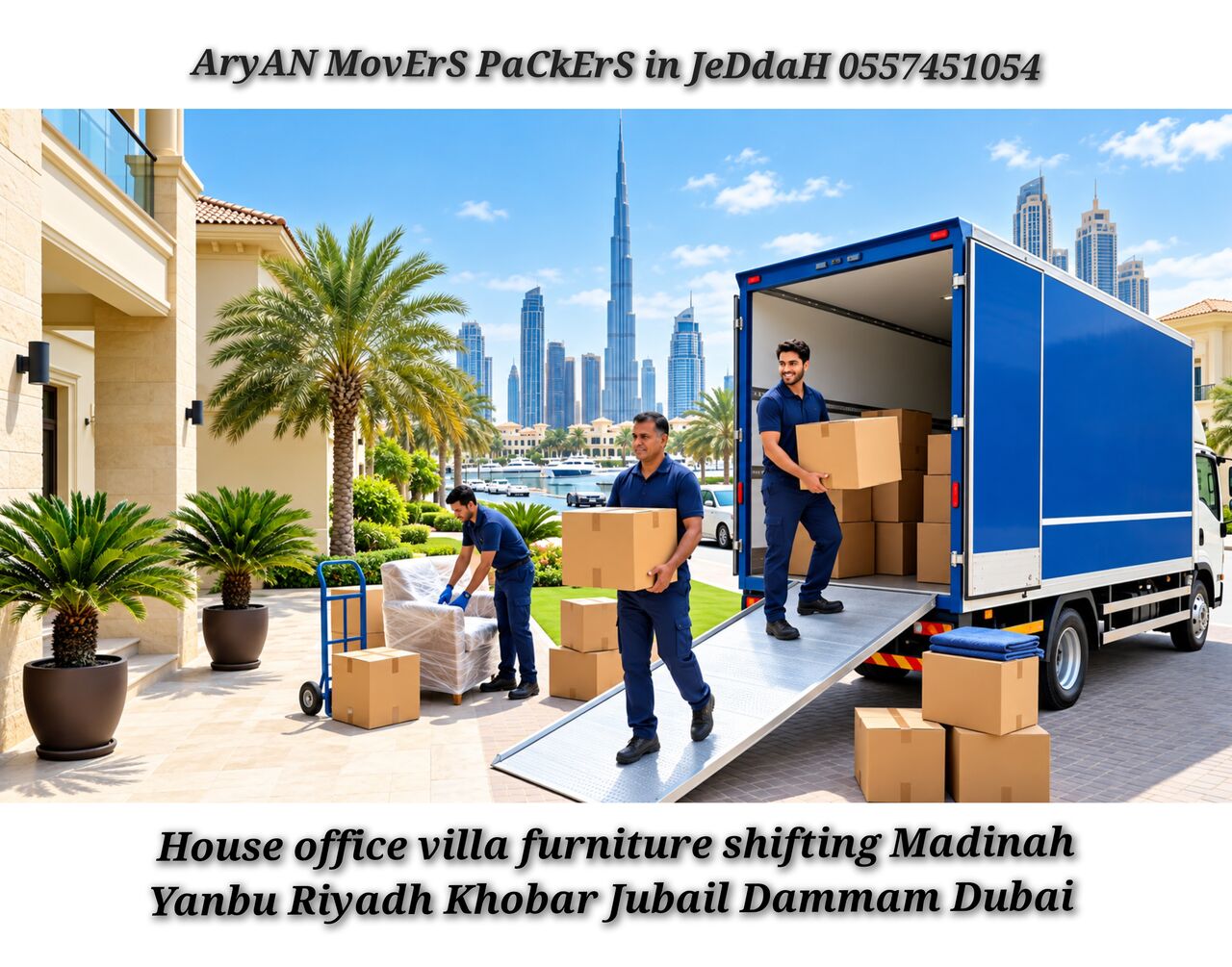 Jeddah, Relocation, ArYaN Movers Packers In Jeddah Home Villa Furniture Shifting Movings Service]0557451054