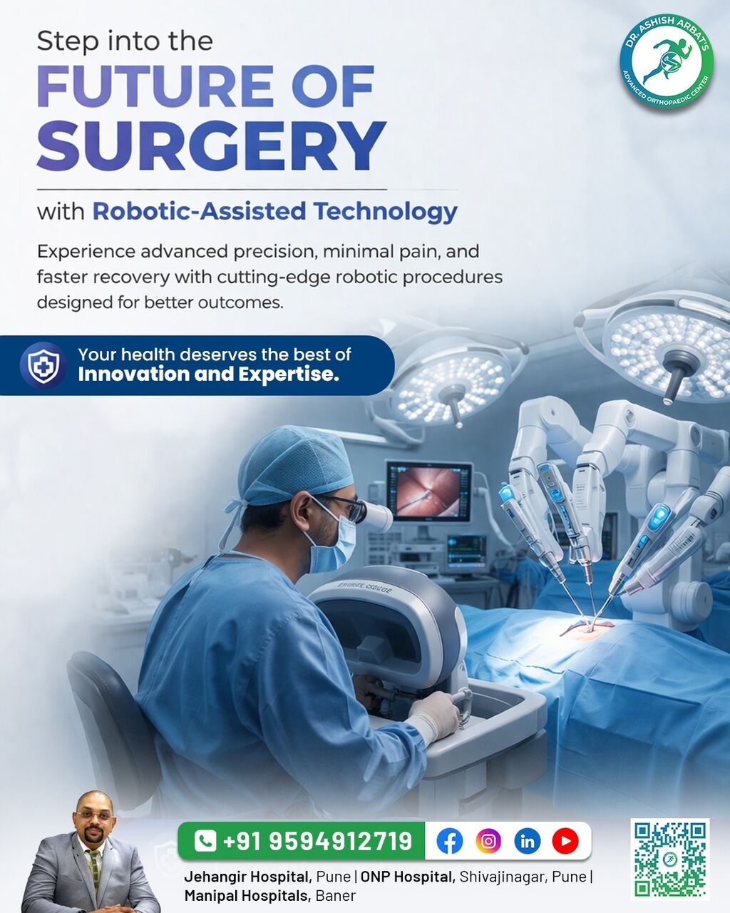 Mumbai, Health, Robotic Joint Replacement In Pune Maharashtra India - Dr. Aashish Arbat