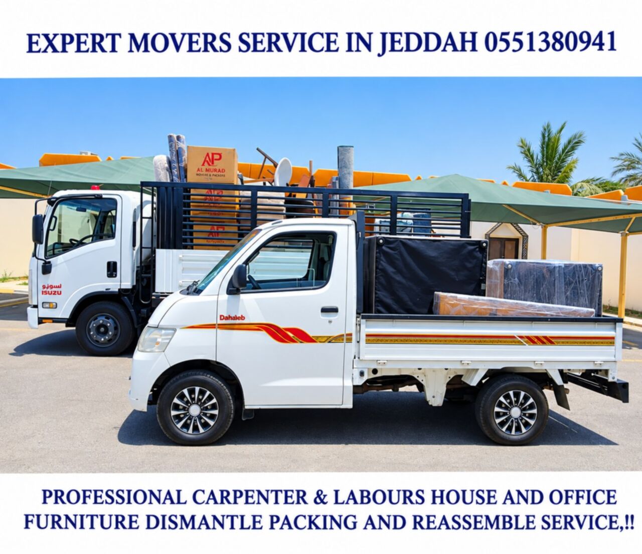 Jeddah, Labor/Moving, DYNA & DABBAB SERVICE AVAILABLE FOR HOUSE OFFICE AND VILLA
