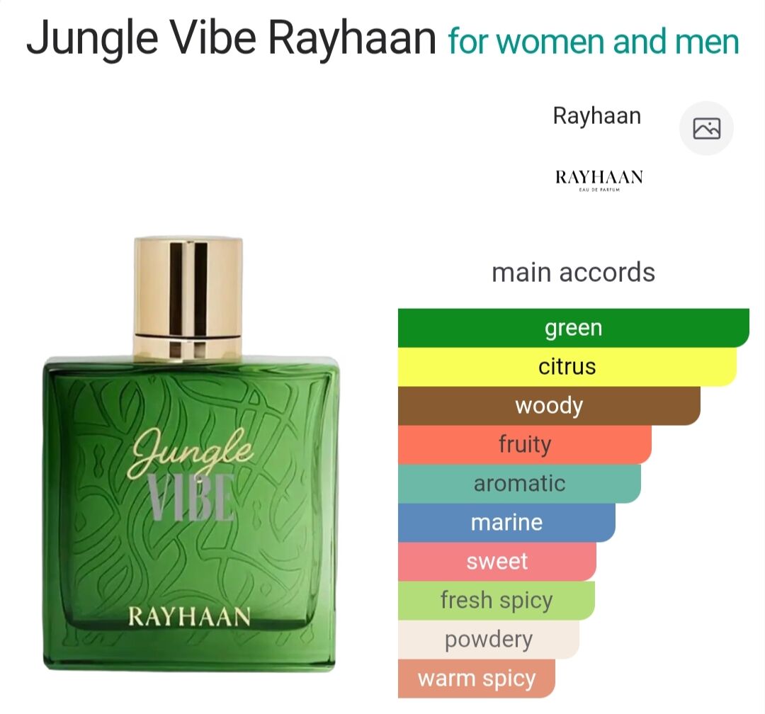 Madinah, Perfumes & Fragrances, SAR 90,  Rayhaan Jungle Vibe Perfume