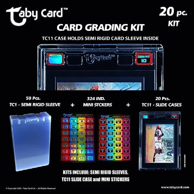 New York, Appliances, USD 54,  Card Grading Kit With Sleeves, Cases & Stickers
