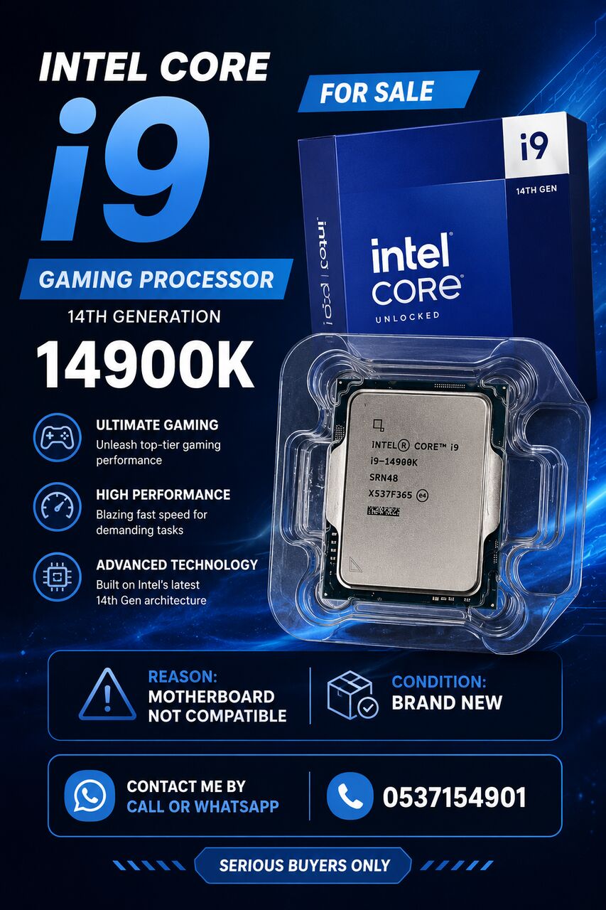 Riyadh, Computers, SAR 1800,  Core I9 Gaming Processor