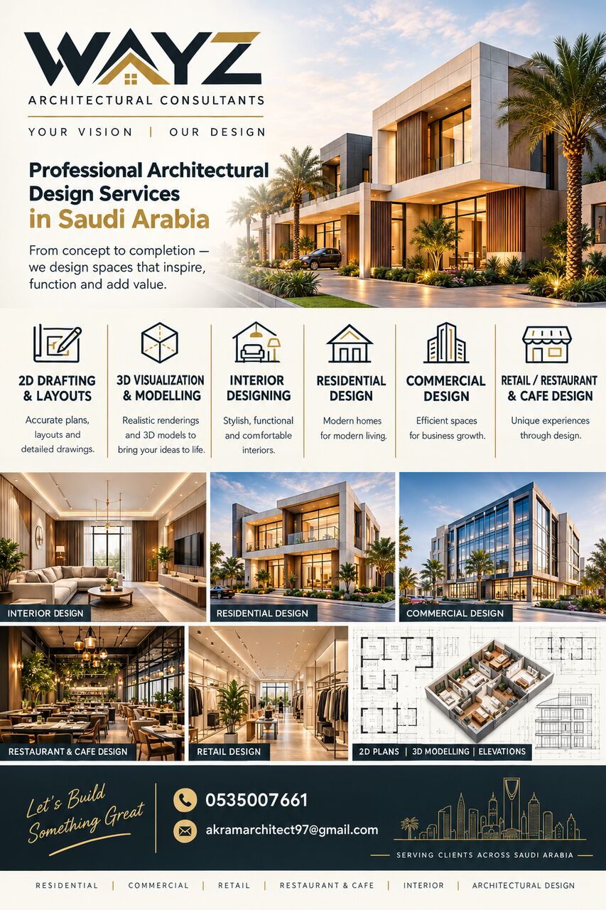 Riyadh, Interior Design, Architectural | Interior | Design Service