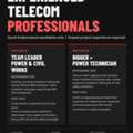 Power (Team Lead's & Technicians) Email: Bilal.yousaf@netkom.com.pk