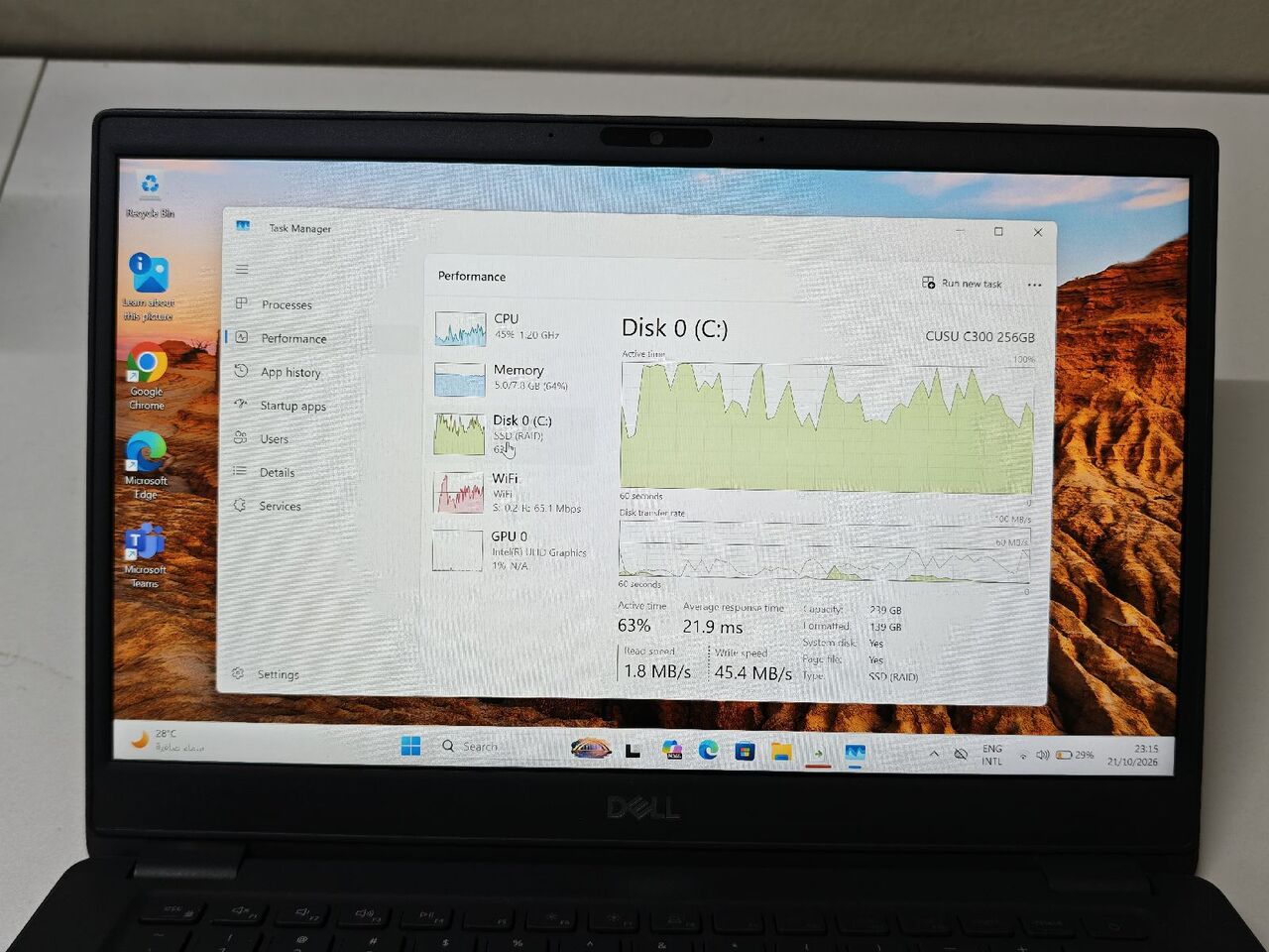 Riyadh, Computers, SAR 1200,  Laptop Dell Latitude 3410, Intel I5 10th Gen, 8GB RAM 256GB SSD, 4GB Intel UHD Graphics