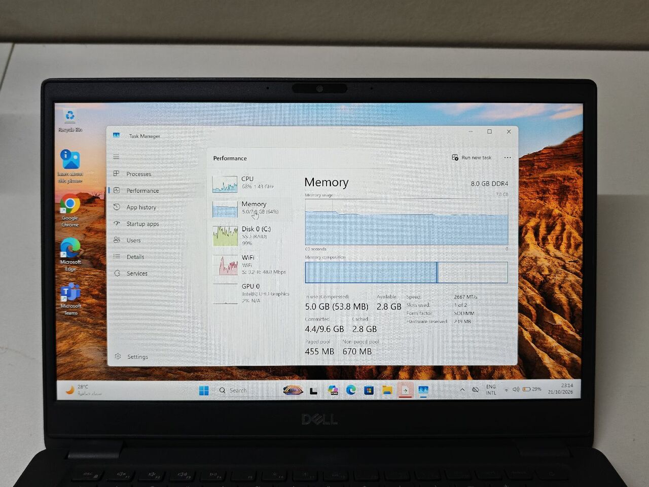 Riyadh, Computers, SAR 1200,  Laptop Dell Latitude 3410, Intel I5 10th Gen, 8GB RAM 256GB SSD, 4GB Intel UHD Graphics