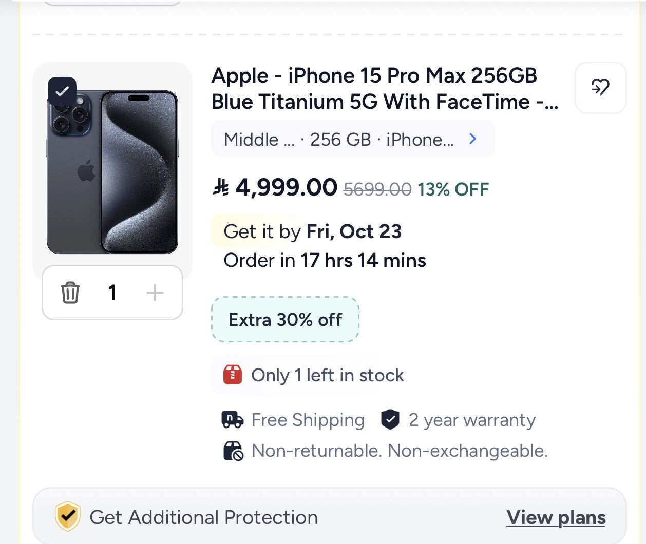 Riyadh, Mobile Phones, SAR 4000,  SAR 4000, IPhone 15 Pro Max 256 GB Titanium Blue New Un Opened Box