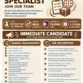 Procurement Specialist - FILIPINO - Immediate Hiring