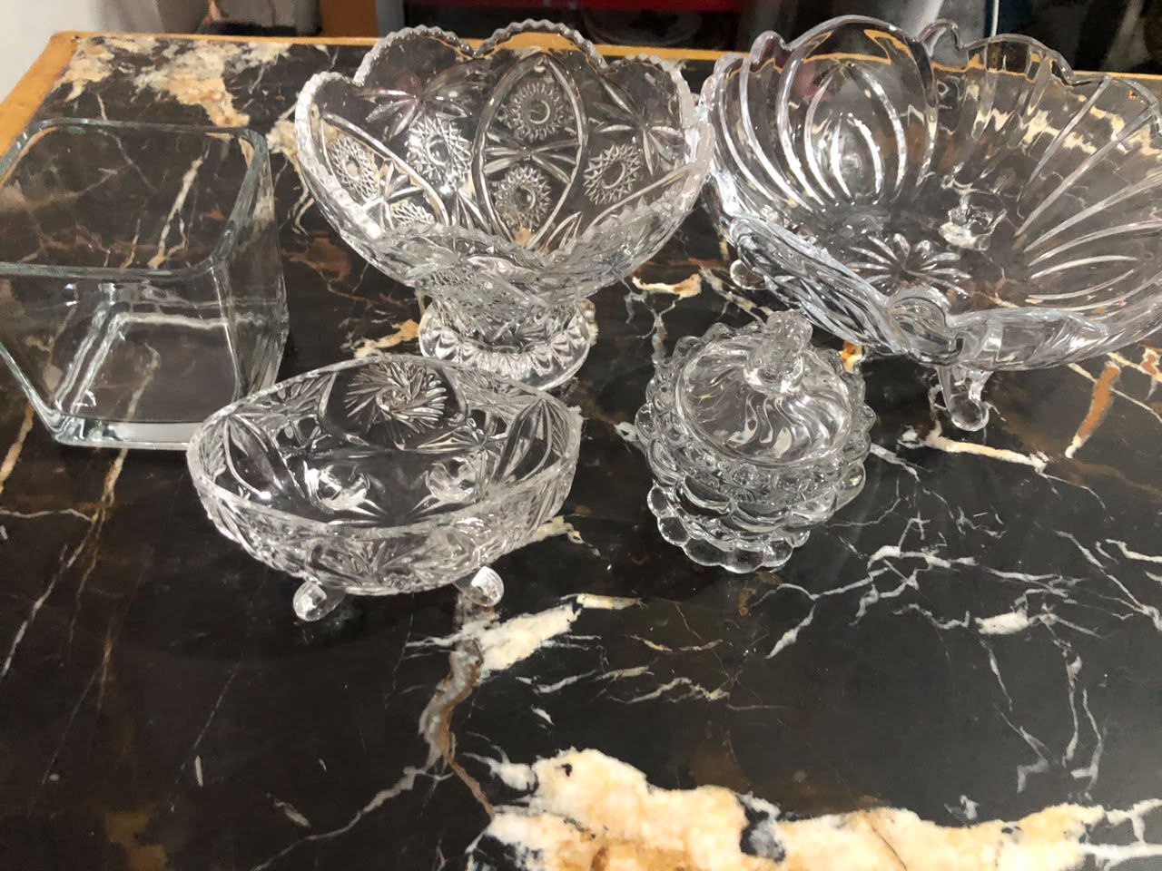 Hara, Household Items, SAR 10,  5 Pcs Glass Decoration Set