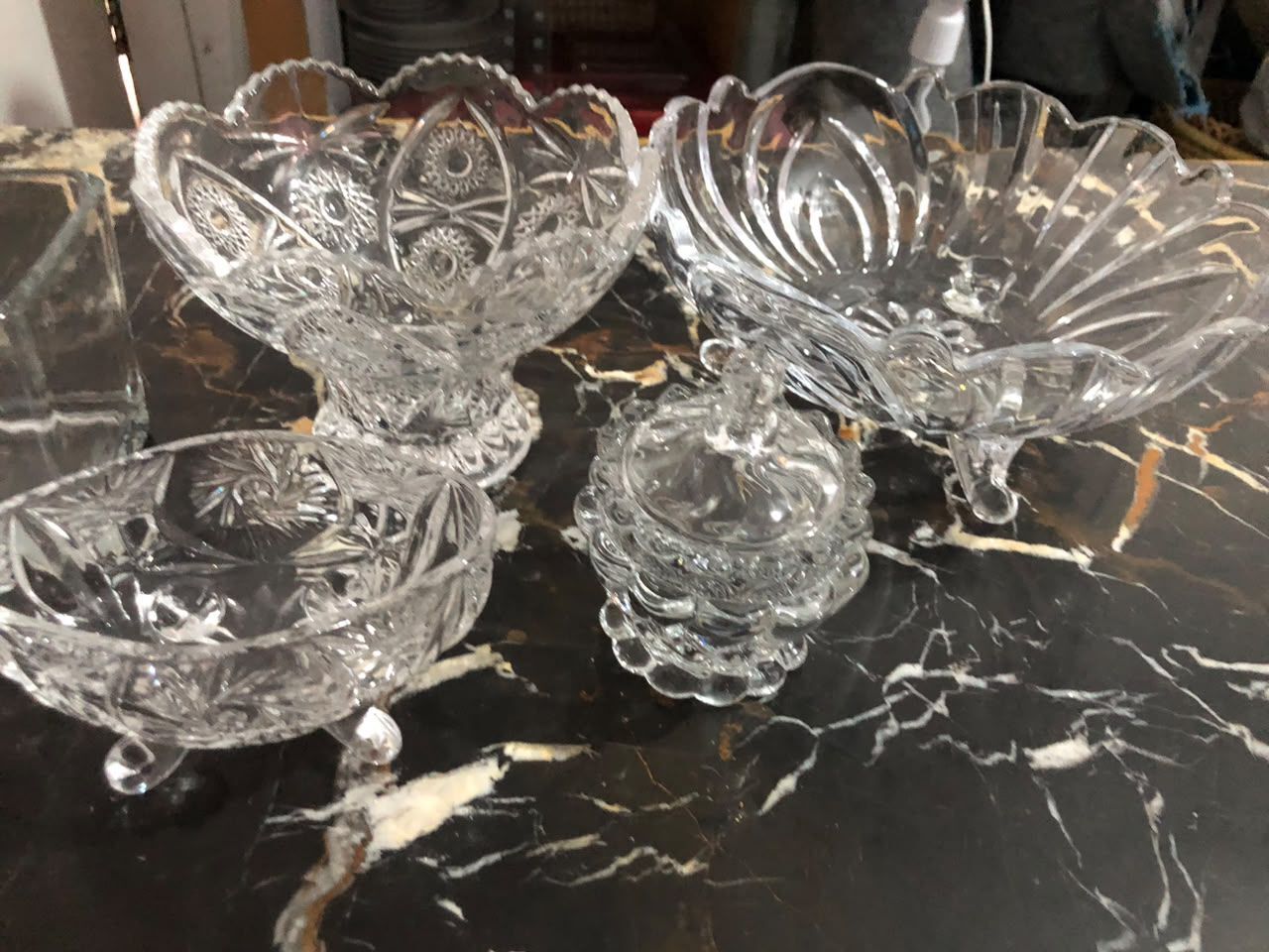 Hara, Household Items, SAR 10,  5 Pcs Glass Decoration Set