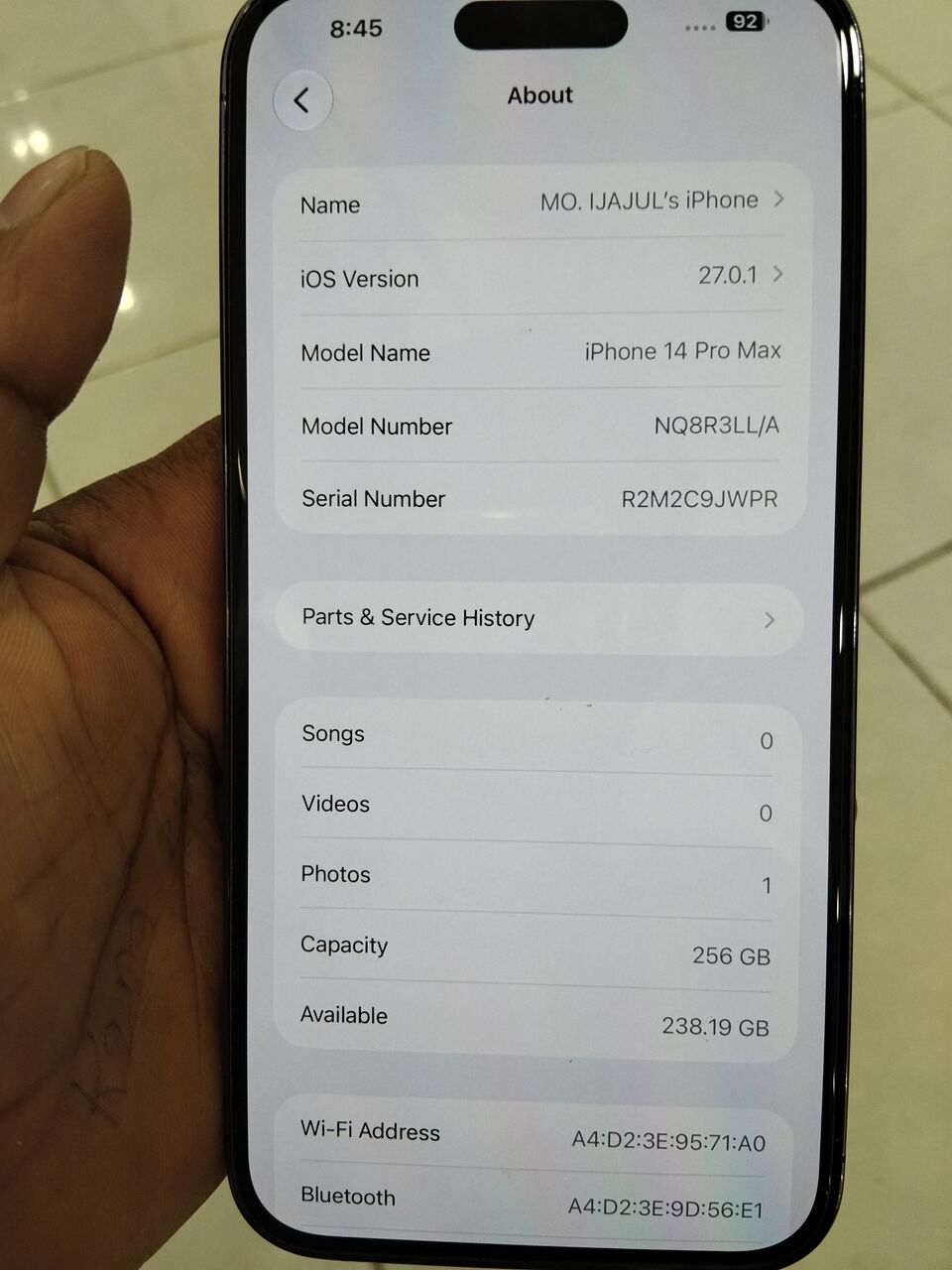 Riyadh, Mobile Phones, SAR 2000,  Iphone 14 Pro Max 256 Gb