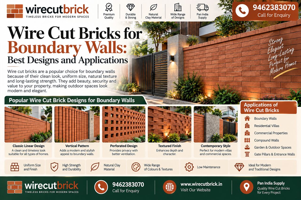Jaipur, Construction, Wire Cut Clay Bricks Supplier