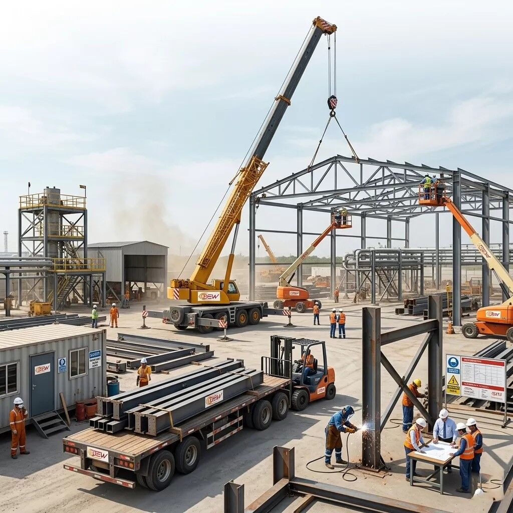 Hyderabad, Construction, Heavy Supply Erection Installation | DEW Equipments