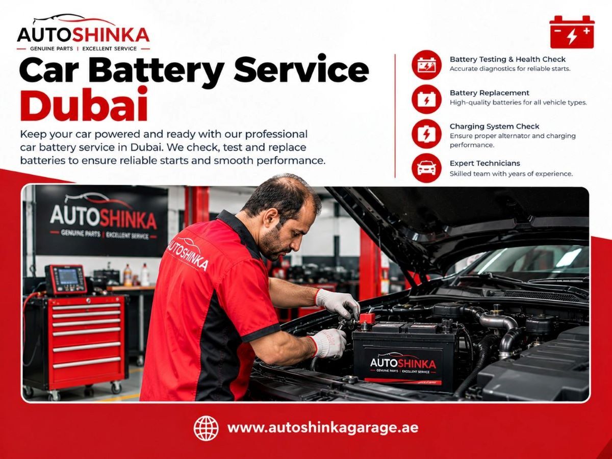 Dubai, Automotive, Car Battery Repair For Clicking Ignition Problems
