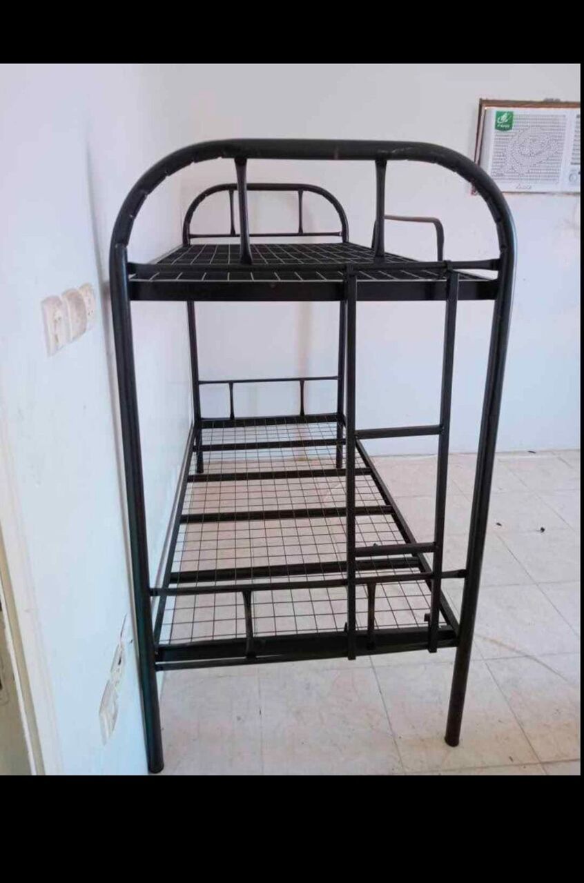 Mushrefah, Furniture, SAR 1,  Single Steel Bed And Double Steel Bed With Mattress Available