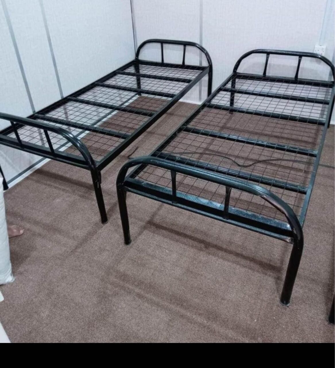 Mushrefah, Furniture, SAR 1,  Single Steel Bed And Double Steel Bed With Mattress Available