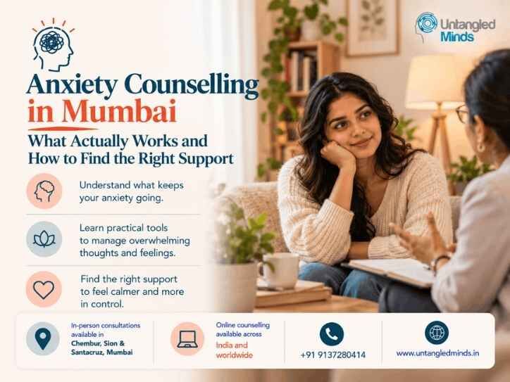 Mumbai, Health, Anxiety Counselling In Mumbai - What Actually Works And How To Find The Right Support