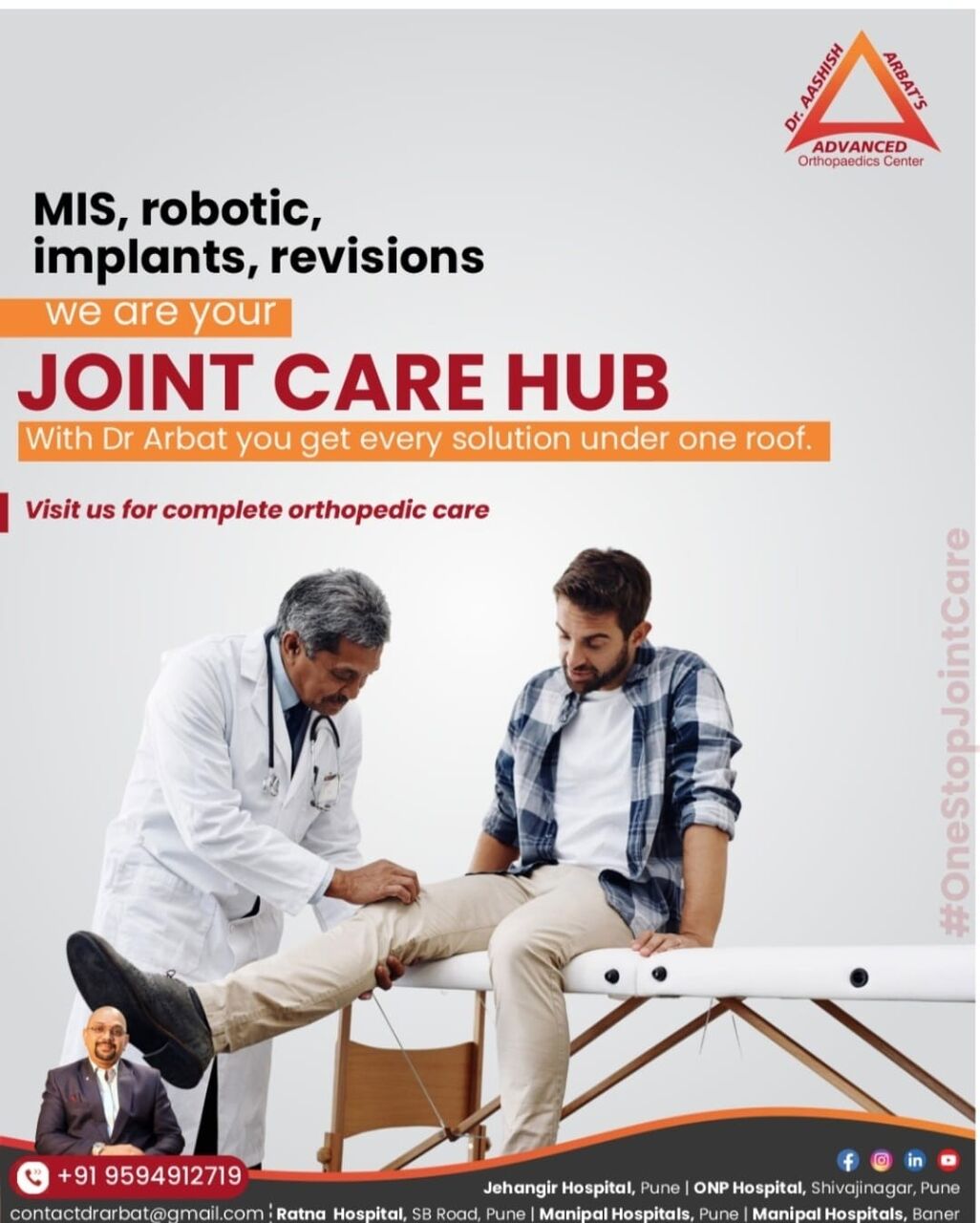 Mumbai, Health, Best Joint Replacement Surgeon In  Pune Maharashtra India - Dr. Aashish Arbat