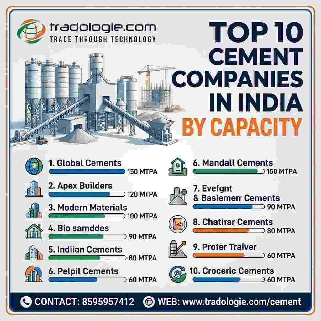 Lucknow, Food, INR 25,  Top 10 Cement Companies In India By Capacity | Tradologie