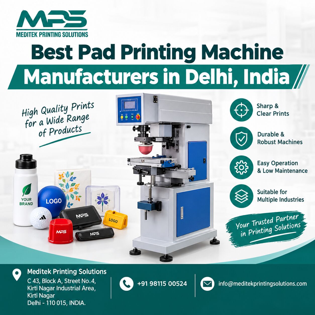 New Delhi, Electronics, Best Pad Printing Machine Manufacturers In Delhi, India