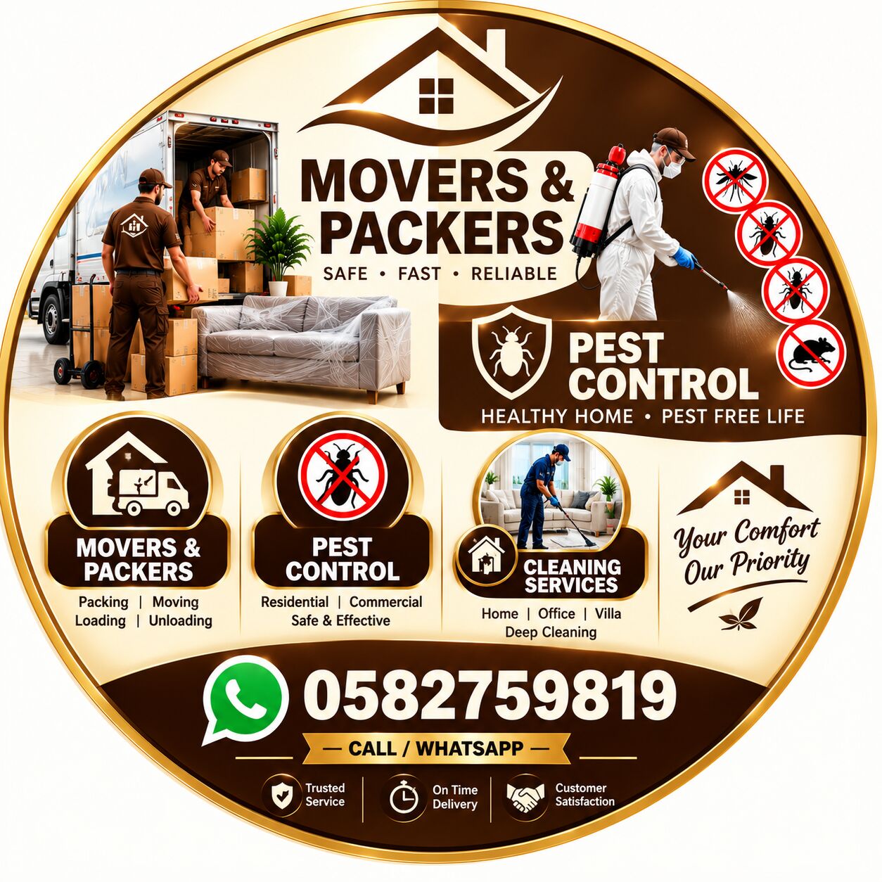 Al Malaz, Delivery, ❤️TARA❤️ MOVERS & PACKERS – RIYADH 🚛  🏠 Home & Office Shifting Services 💯058 275 98 19