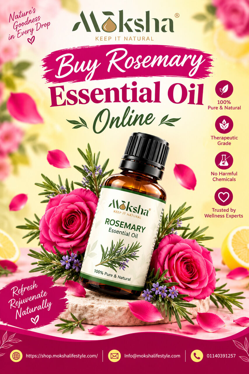 New Delhi, Wholesale Products, Buy Rosemary Essential Oil Online In India | Moksha Lifestyle