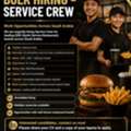 📢 BULK HIRING – SERVICE CREW | Saudi Arabia